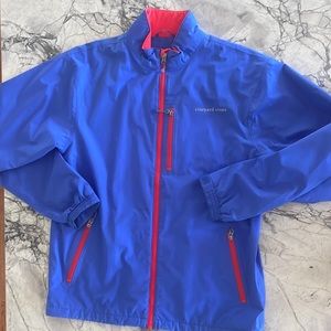Vineyard Vines Full Zip Lightweight Windbreaker Mens M 3 Pocket